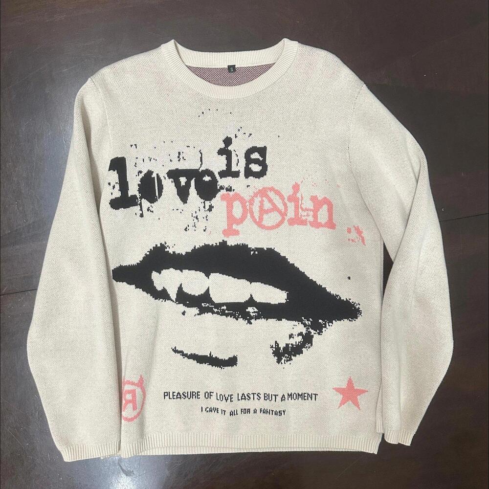 Love is Pain Knit Sweater - Don-Carta - S
